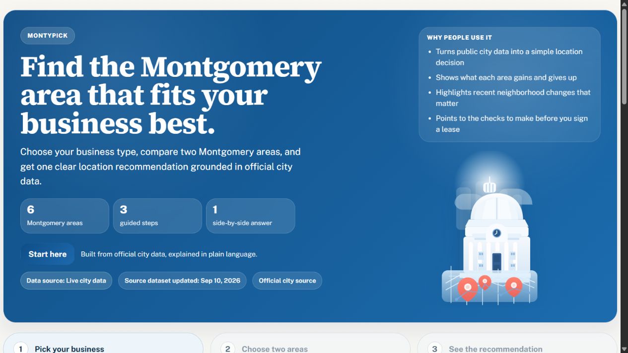 Interfaccia del prototipo MontyPick